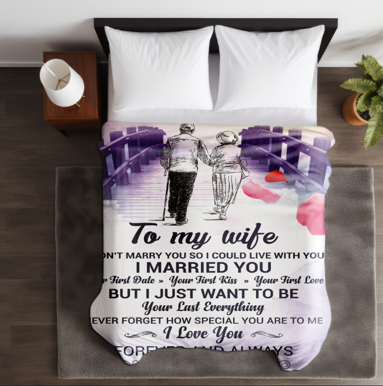 To My Wife | FLM Arctic Fleece Blanket 50x60